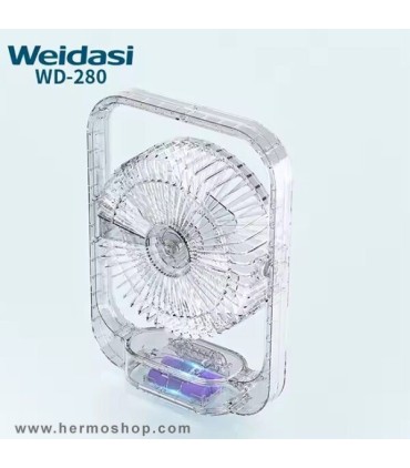 پنکه شارژی WEIDASI مدل WD-280