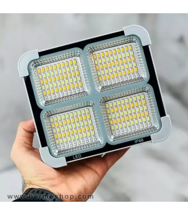 نورافکن سولار شارژی 4 باتری مدل A5-COB