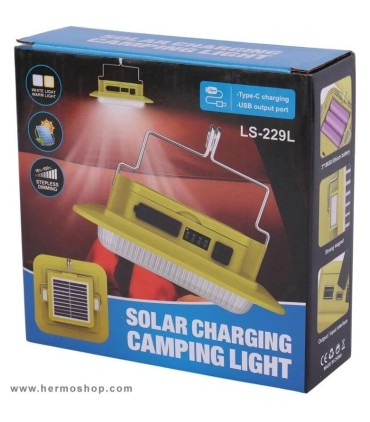 لامپ سولار کمپینگ مدل LS-229L