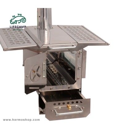 بخاری هیزمی لایف کمپ مدل VLUX 45880