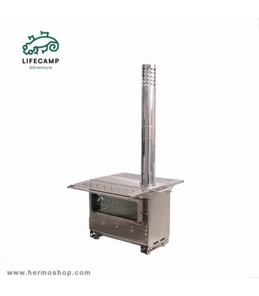 بخاری هیزمی لایف کمپ مدل VLUX 45880