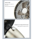 پنکه شارژی سانری مدل Light Fan