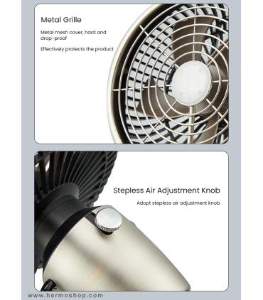 پنکه شارژی سانری مدل Light Fan