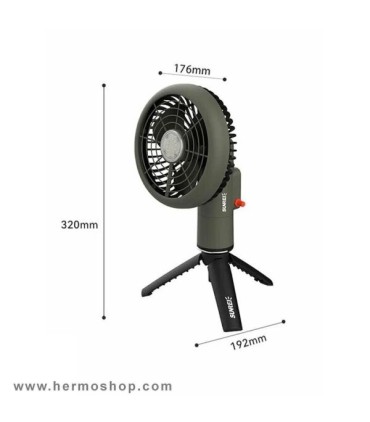 پنکه شارژی سانری مدل Light Fan Mini