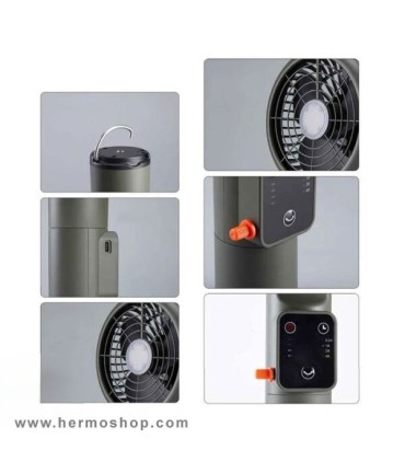 پنکه شارژی سانری مدل Light Fan Mini