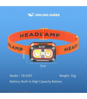 چراغ پیشانی Smiling Shark مدل TD-0197