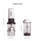 آسیاب شارژی و فرنچ پرسی آلوکس مدل KW-K25