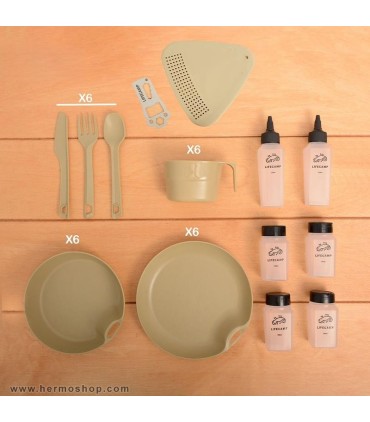 کیف 44 تکه لایف کمپ مدل TRAVEL KIT 45888