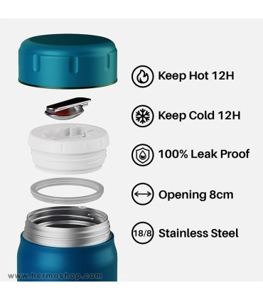 فلاسک غذای 500ml سانتکو مدل RENA