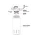 فلاسک دوجداره 500ml سانتکو مدل KTWO