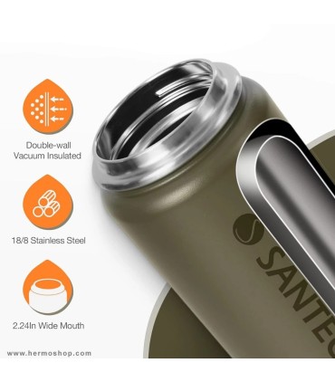 فلاسک دوجداره 500ml سانتکو مدل KTWO