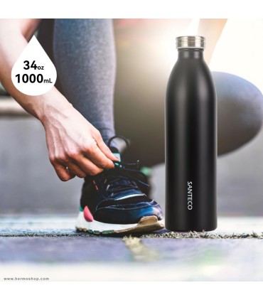 بطری دوجداره استیل 1000ml سانتکو مدل KOLI