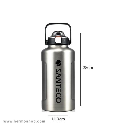 فلاسک دوجداره 1900ml سانتکو مدل Erie Sport کاور دار