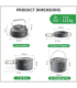 ست ظروف 2 تا 4 نفره نیچرهایک مدل CNK2450CF010