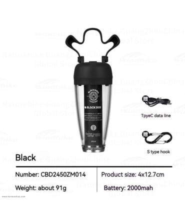 چراغ چادر طرح هویج بلک داگ مدل CBD2450ZM014