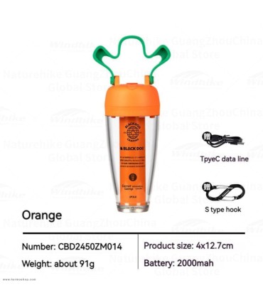 چراغ چادر طرح هویج بلک داگ مدل CBD2450ZM014