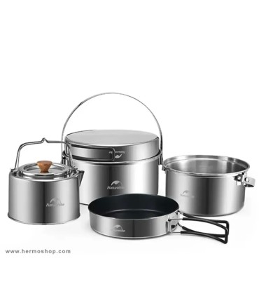 ست ظروف استیل نیچرهایک مدل NH22CJ005
