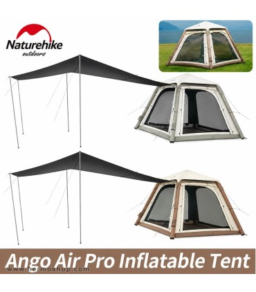 چادر بادی چهار نفره نیچرهایک مدل CNK2550WS017 Ango Air Pro