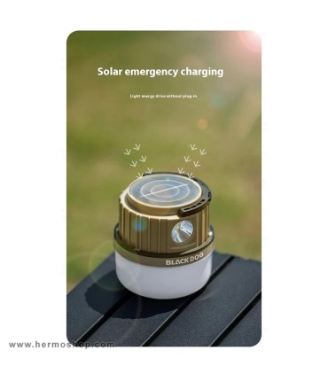 چراغ چادر سولار بلک داگ مدل CBD2550ZM031