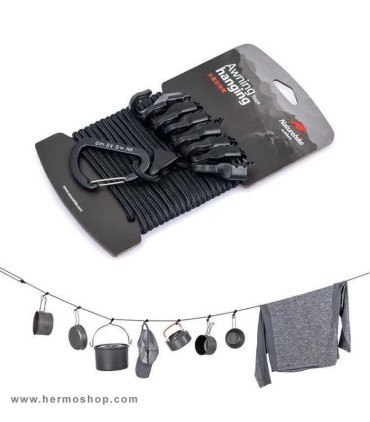 طناب آویز سایبان نیچرهایک مدل NH19PJ040