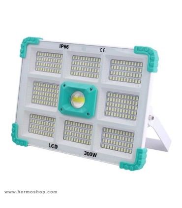 پرژکتور شارژی خورشیدی 300 وات مدل ZB-L374