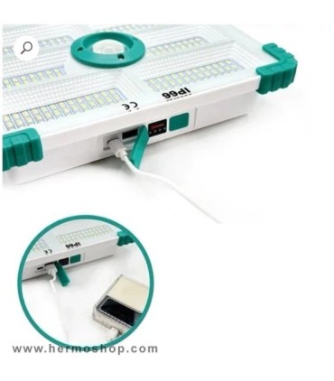 پرژکتور شارژی خورشیدی 300 وات مدل ZB-L374