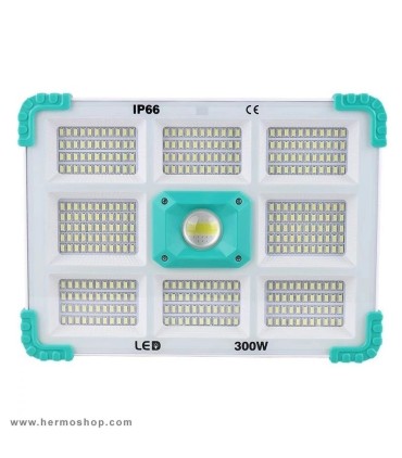 پرژکتور شارژی خورشیدی 300 وات مدل ZB-L374