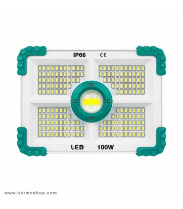 پروژکتور پنل خورشیدی 100 وات مدل ZB-L188
