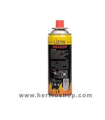 کپسول گاز چهار عددی استوانه ای 400ML لیزان مدل PC-4444