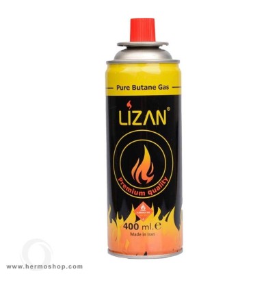کپسول گاز چهار عددی استوانه ای 400ML لیزان مدل PC-4444