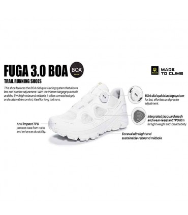 کفش مردانه کایلاس مدل Fuga 3.0 BOA Trail Running KS203106